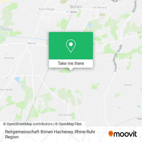 Карта Reitgemeinschaft Bönen Hacheney