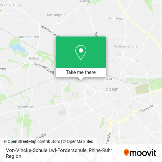 Карта Von-Vincke-Schule Lwl-Förderschule