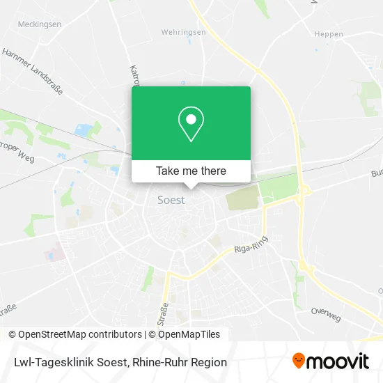 Карта Lwl-Tagesklinik Soest