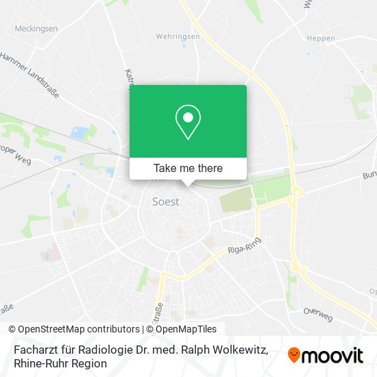 Facharzt für Radiologie Dr. med. Ralph Wolkewitz map