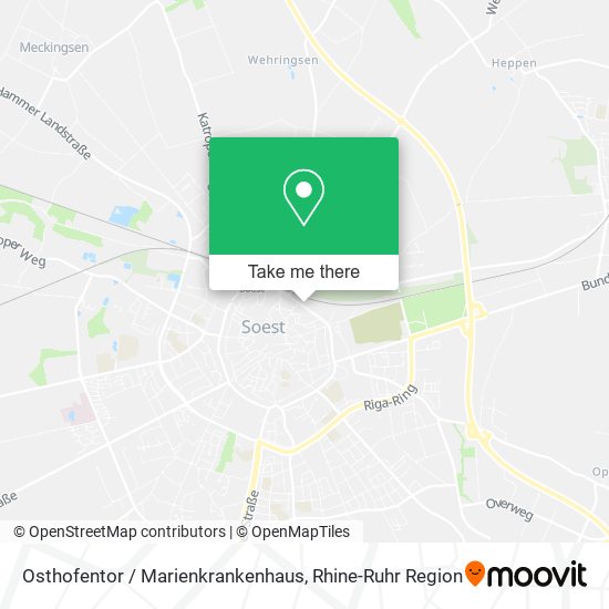 Osthofentor / Marienkrankenhaus map