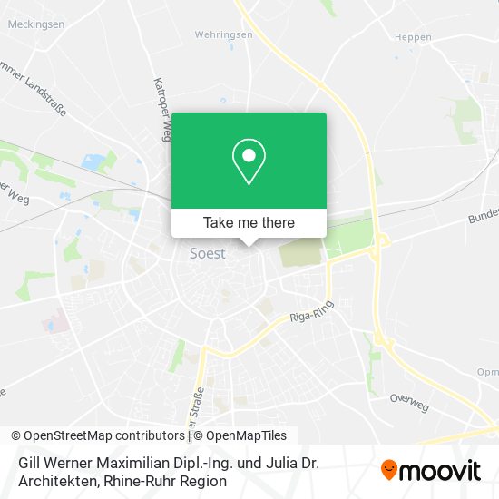 Gill Werner Maximilian Dipl.-Ing. und Julia Dr. Architekten map