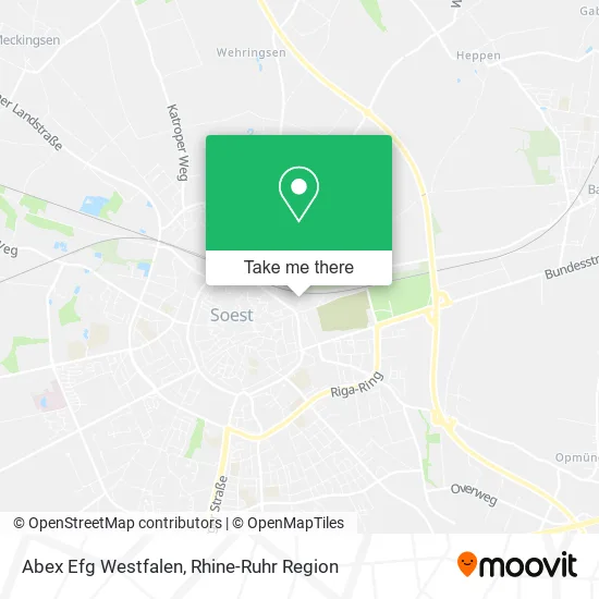 Карта Abex Efg Westfalen