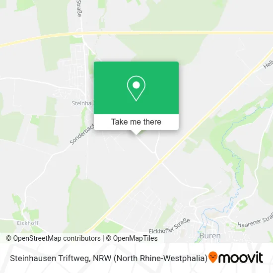 Steinhausen Triftweg map