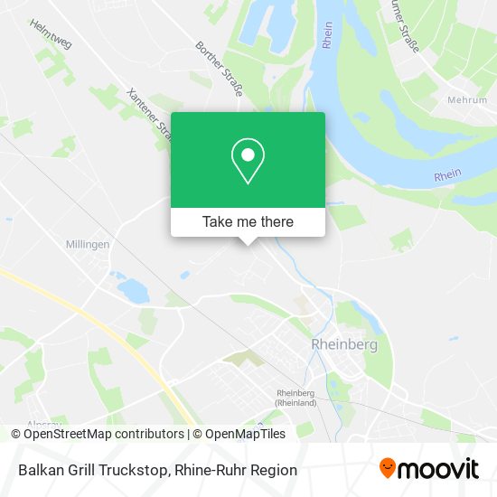 Balkan Grill Truckstop map