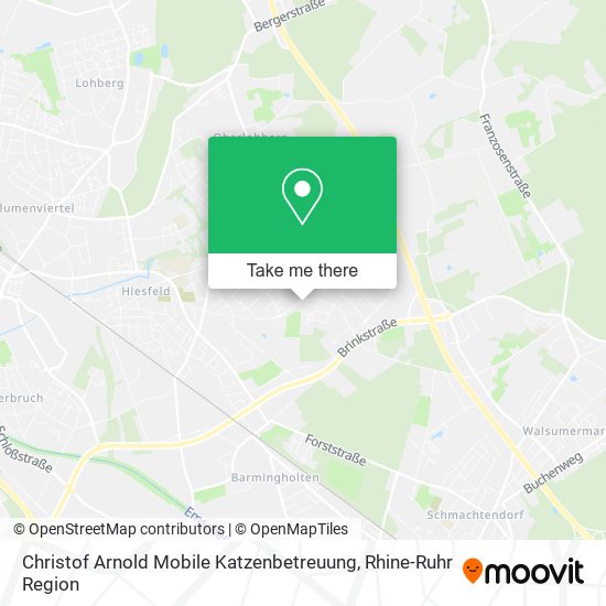Карта Christof Arnold Mobile Katzenbetreuung