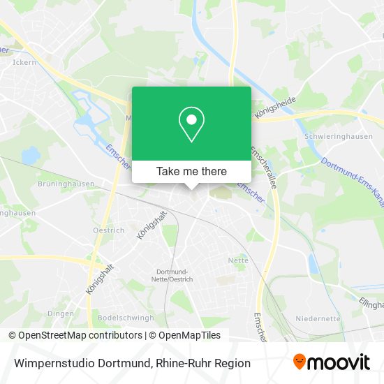 Wimpernstudio Dortmund map