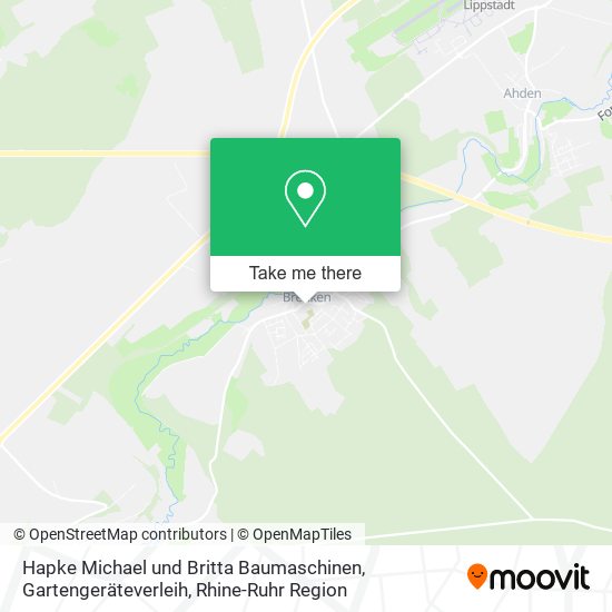 Hapke Michael und Britta Baumaschinen, Gartengeräteverleih map