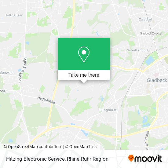 Hitzing Electronic Service map