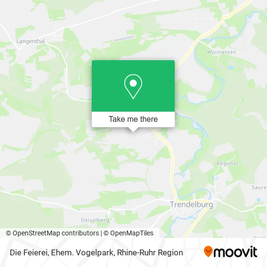 Карта Die Feierei, Ehem. Vogelpark