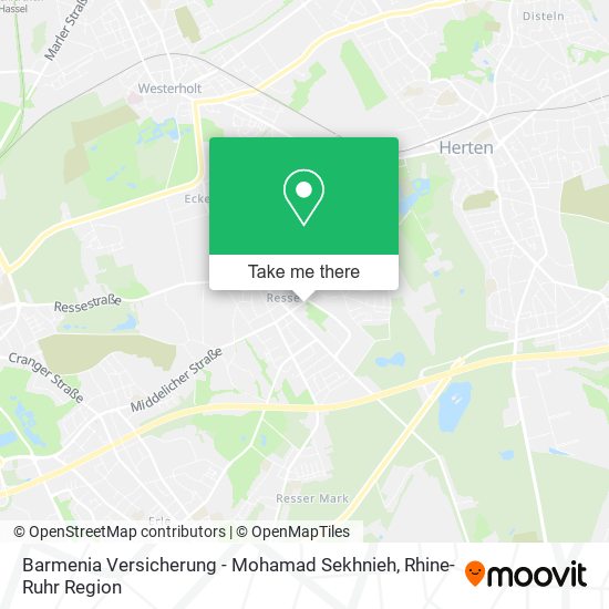 Barmenia Versicherung - Mohamad Sekhnieh map