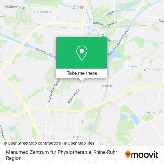 Карта Manumed Zentrum für Physiotherapie