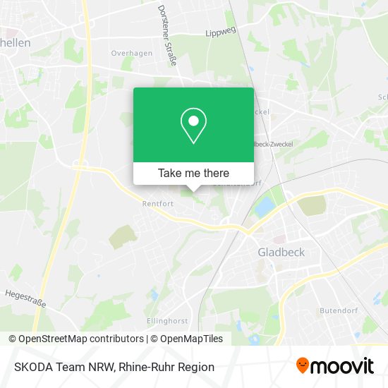 SKODA Team NRW map