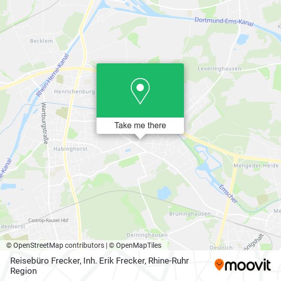 Reisebüro Frecker, Inh. Erik Frecker map