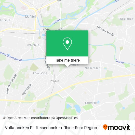Volksbanken Raiffeisenbanken map