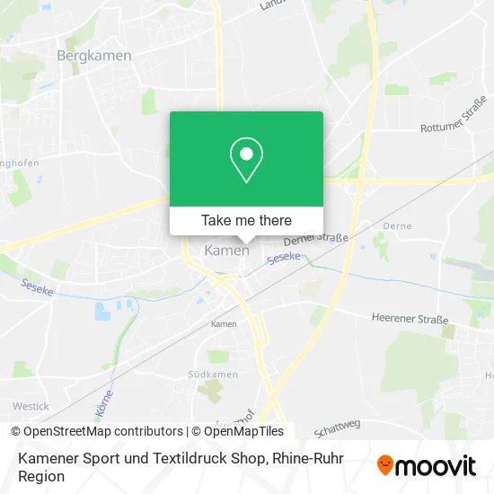 Карта Kamener Sport und Textildruck Shop