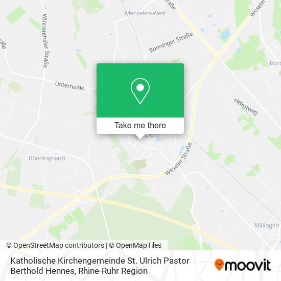 Katholische Kirchengemeinde St. Ulrich Pastor Berthold Hennes map