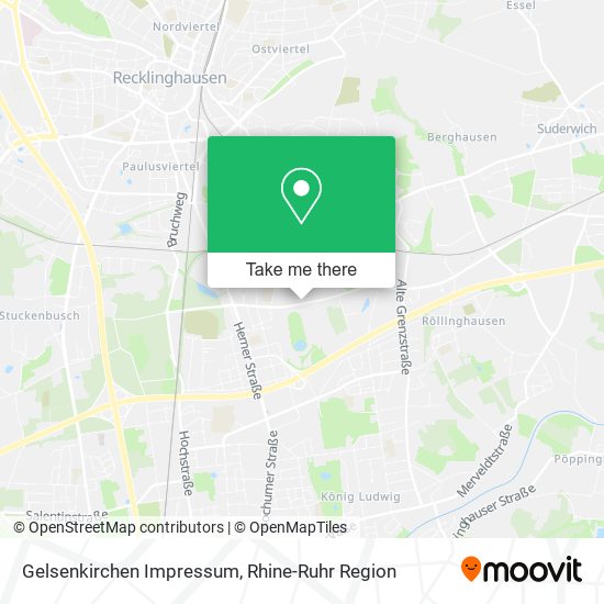 Gelsenkirchen Impressum map