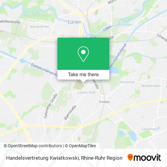 Карта Handelsvertretung Kwiatkowski