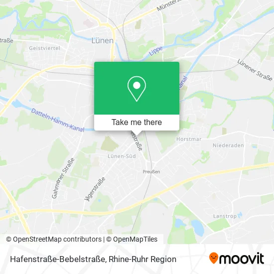 Hafenstraße-Bebelstraße map