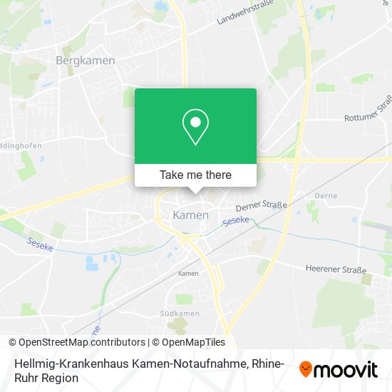 Hellmig-Krankenhaus Kamen-Notaufnahme map