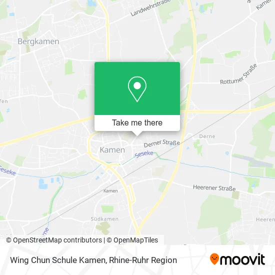 Карта Wing Chun Schule Kamen