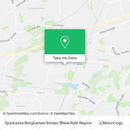 Sparkasse Bergkamen-Bönen map