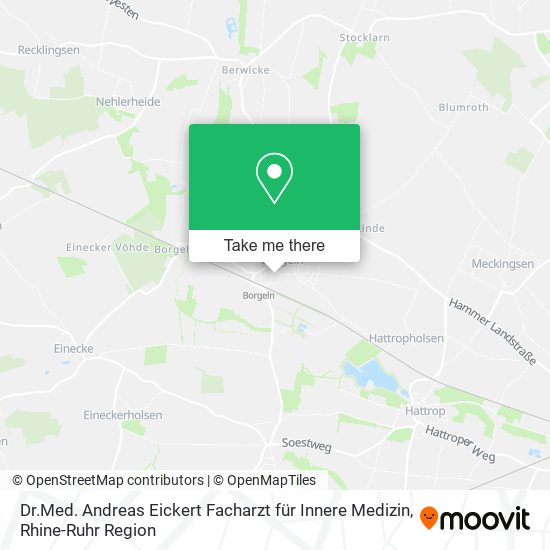 Dr.Med. Andreas Eickert Facharzt für Innere Medizin map