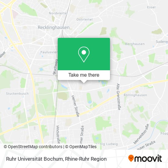 Ruhr Universität Bochum map