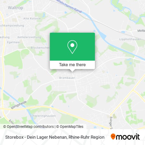 Storebox - Dein Lager Nebenan map