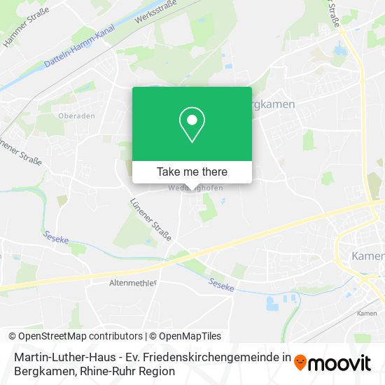Martin-Luther-Haus - Ev. Friedenskirchengemeinde in Bergkamen map