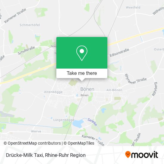 Drücke-Milk Taxi map