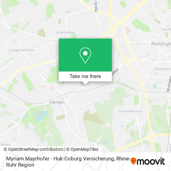 Myriam Mayrhofer - Huk-Coburg Versicherung map