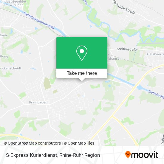 S-Express Kurierdienst map