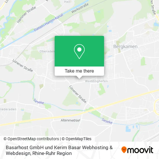 Карта Basarhost GmbH und Kerim Basar Webhosting & Webdesign