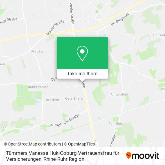 Tümmers Vanessa Huk-Coburg Vertrauensfrau für Versicherungen map