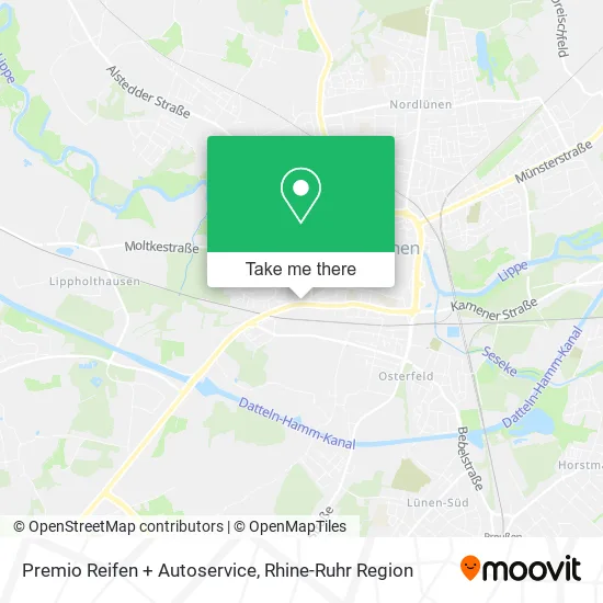 Карта Premio Reifen + Autoservice