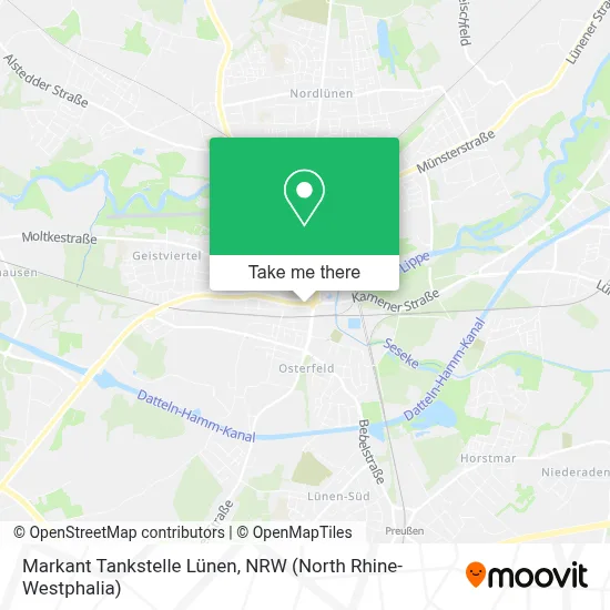 Markant Tankstelle Lünen map