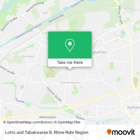 Карта Lotto und Tabakwaren B