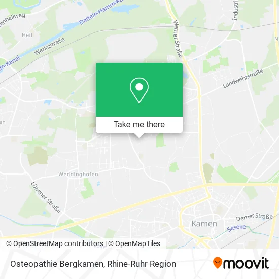 Карта Osteopathie Bergkamen