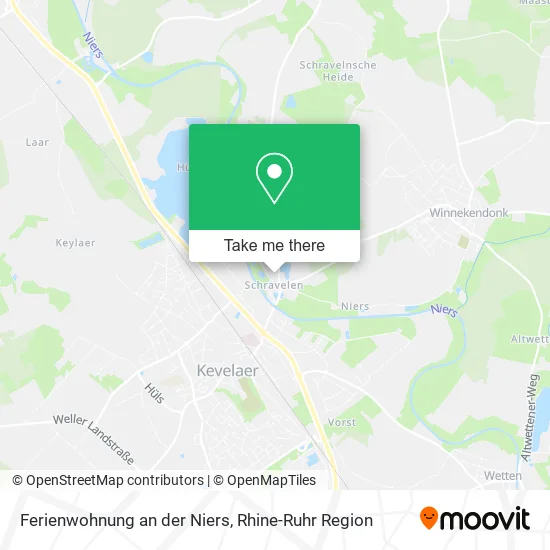 Карта Ferienwohnung an der Niers