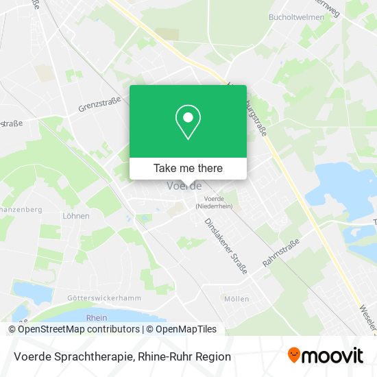 Voerde Sprachtherapie map