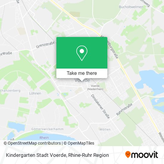 Карта Kindergarten Stadt Voerde