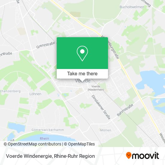 Voerde Windenergie map