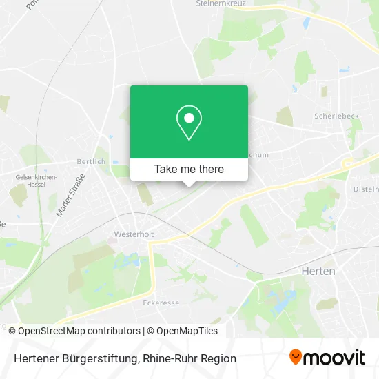 Карта Hertener Bürgerstiftung