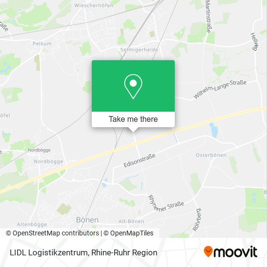 LIDL Logistikzentrum map
