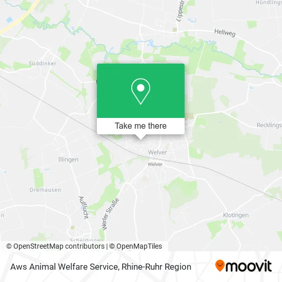 Карта Aws Animal Welfare Service