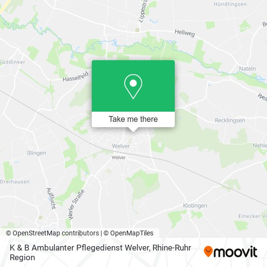 K & B Ambulanter Pflegedienst Welver map