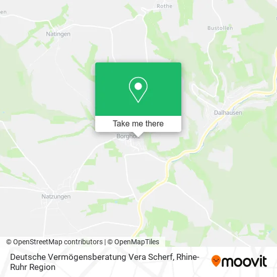 Карта Deutsche Vermögensberatung Vera Scherf