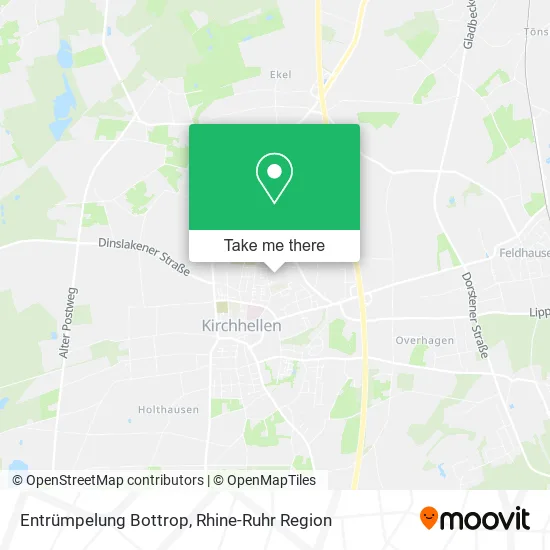 Карта Entrümpelung Bottrop